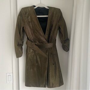 ZARA Elegant Gold Women's Blazer/Dress